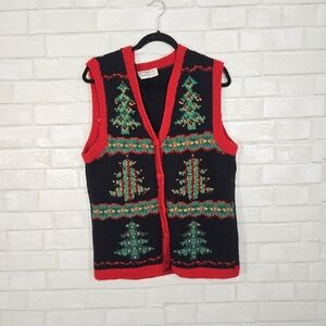 Hasting & Smith vintage holiday sweater vest